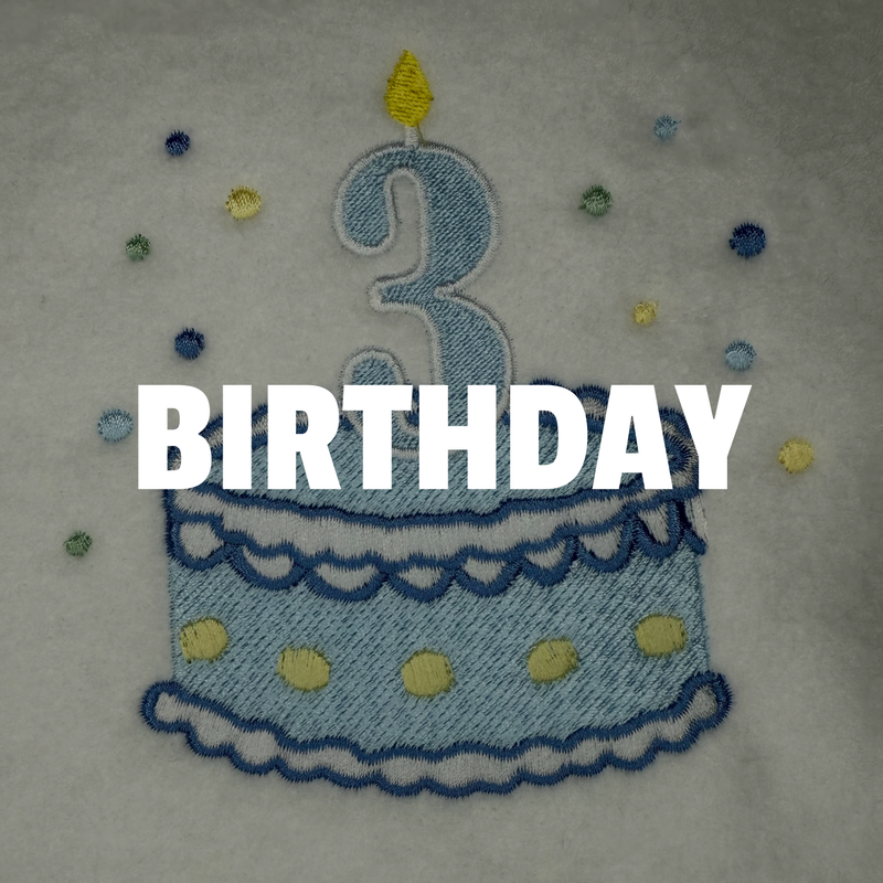 Birthday Wreath Sashes