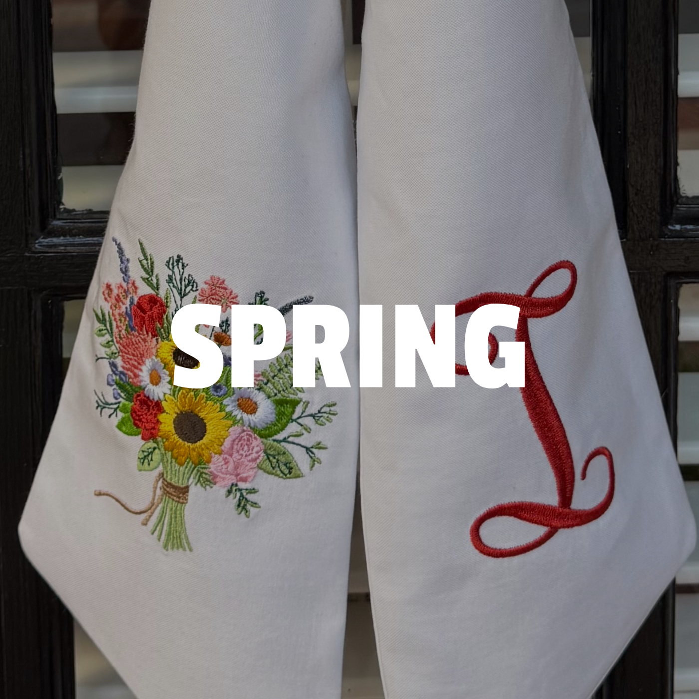 Spring Wreath Sashes