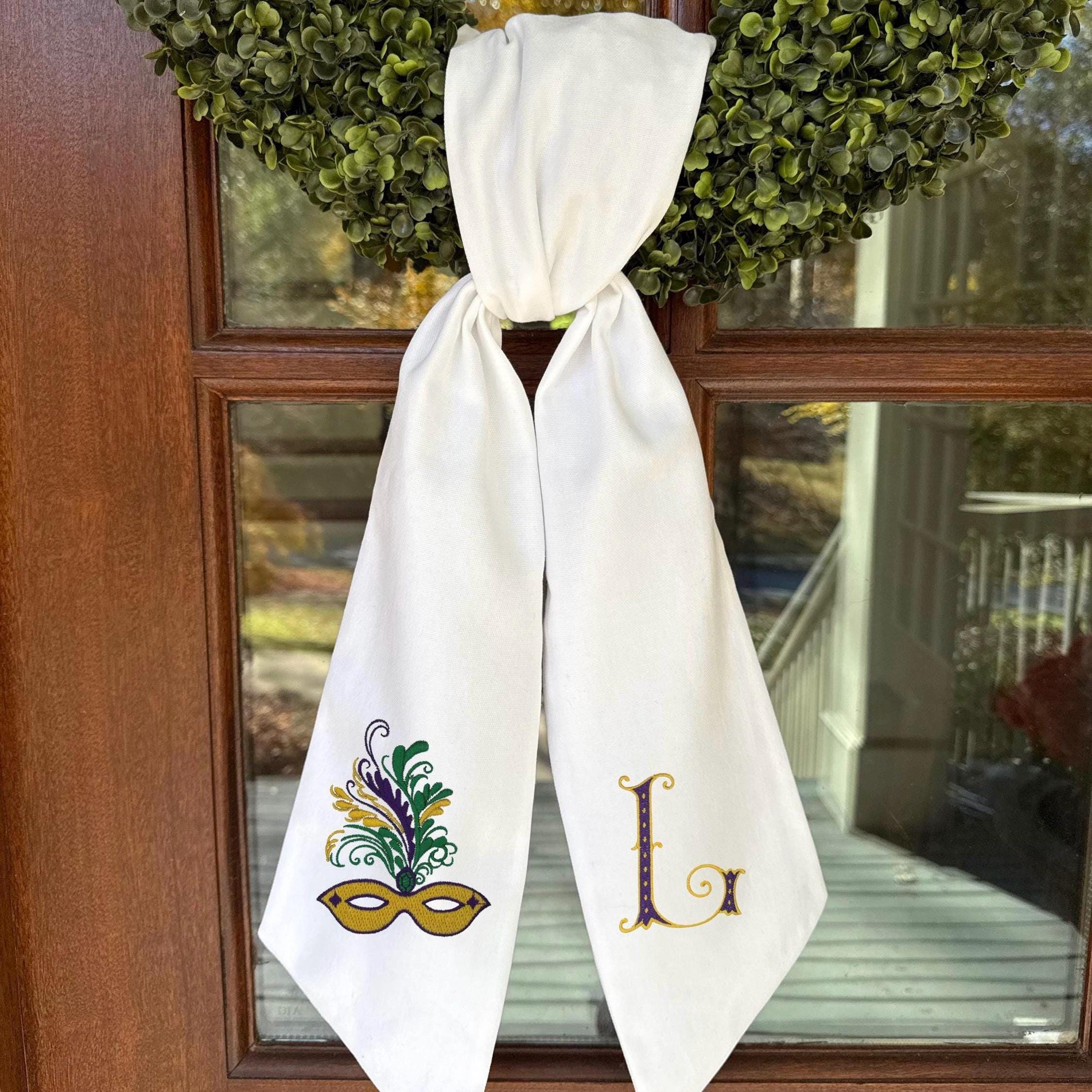 Mardi Gras Mask Sash