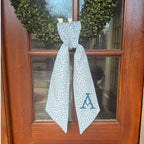 Blue Leopard Print Sash