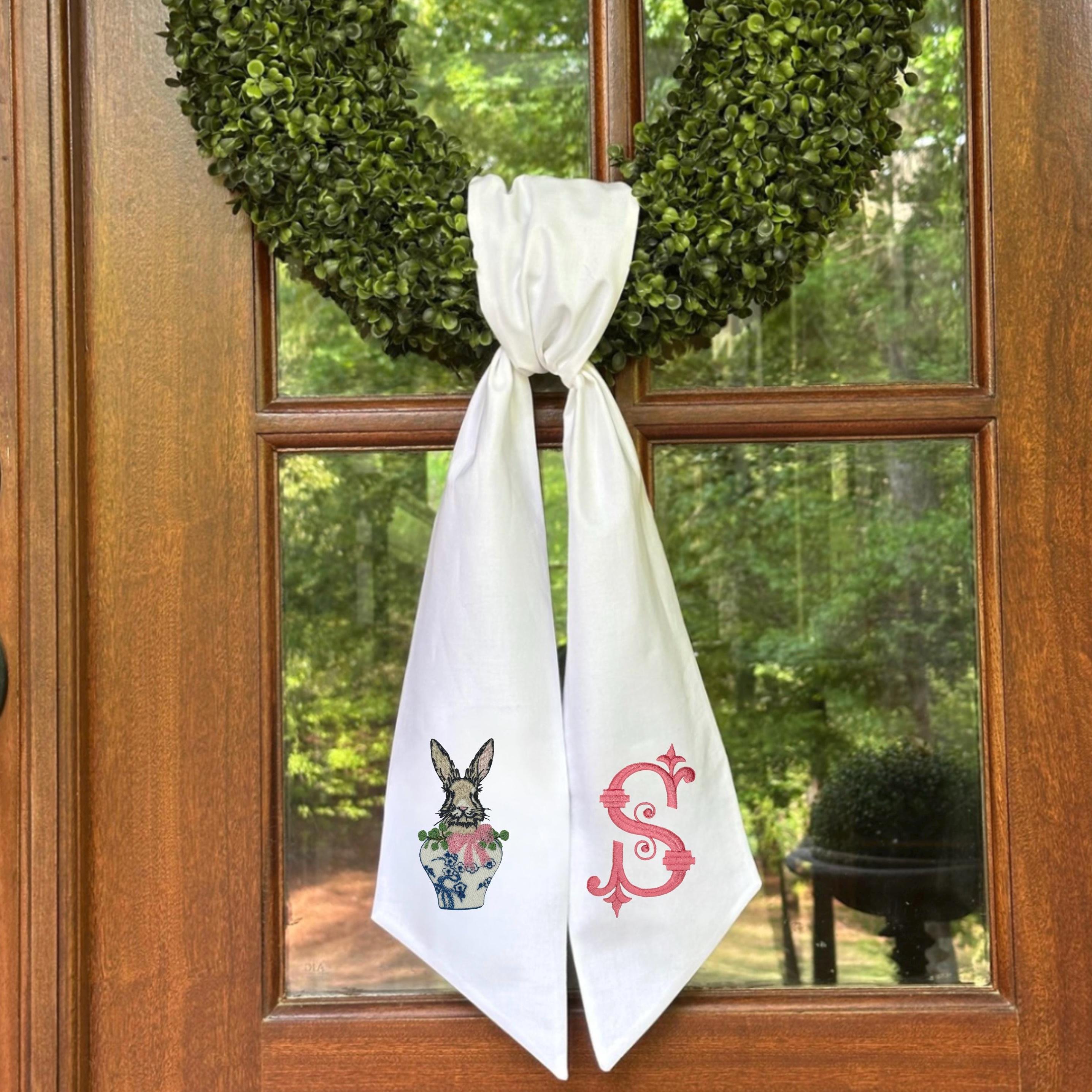 Bunny Ginger Jar Sash