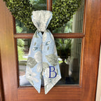 Blue Magnolia Sash