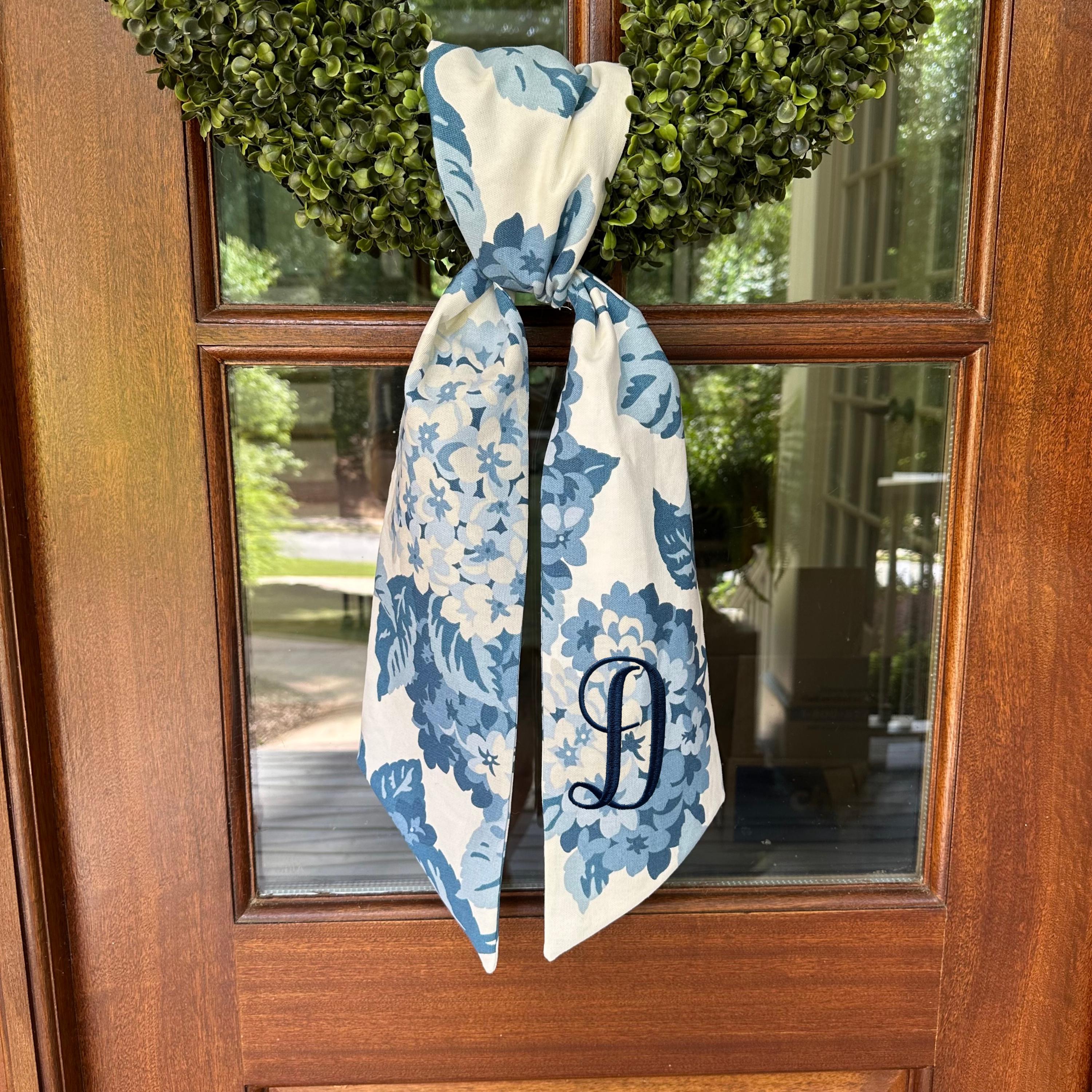 White Hydrangea Sash