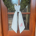 Blue Leopard Print Sash