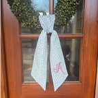Blue Leopard Print Sash