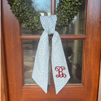 Blue Leopard Print Sash