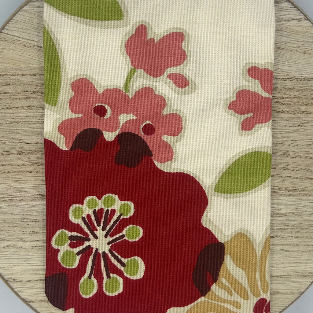 Red Floral Sash