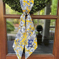 Yellow & Navy Floral Sash