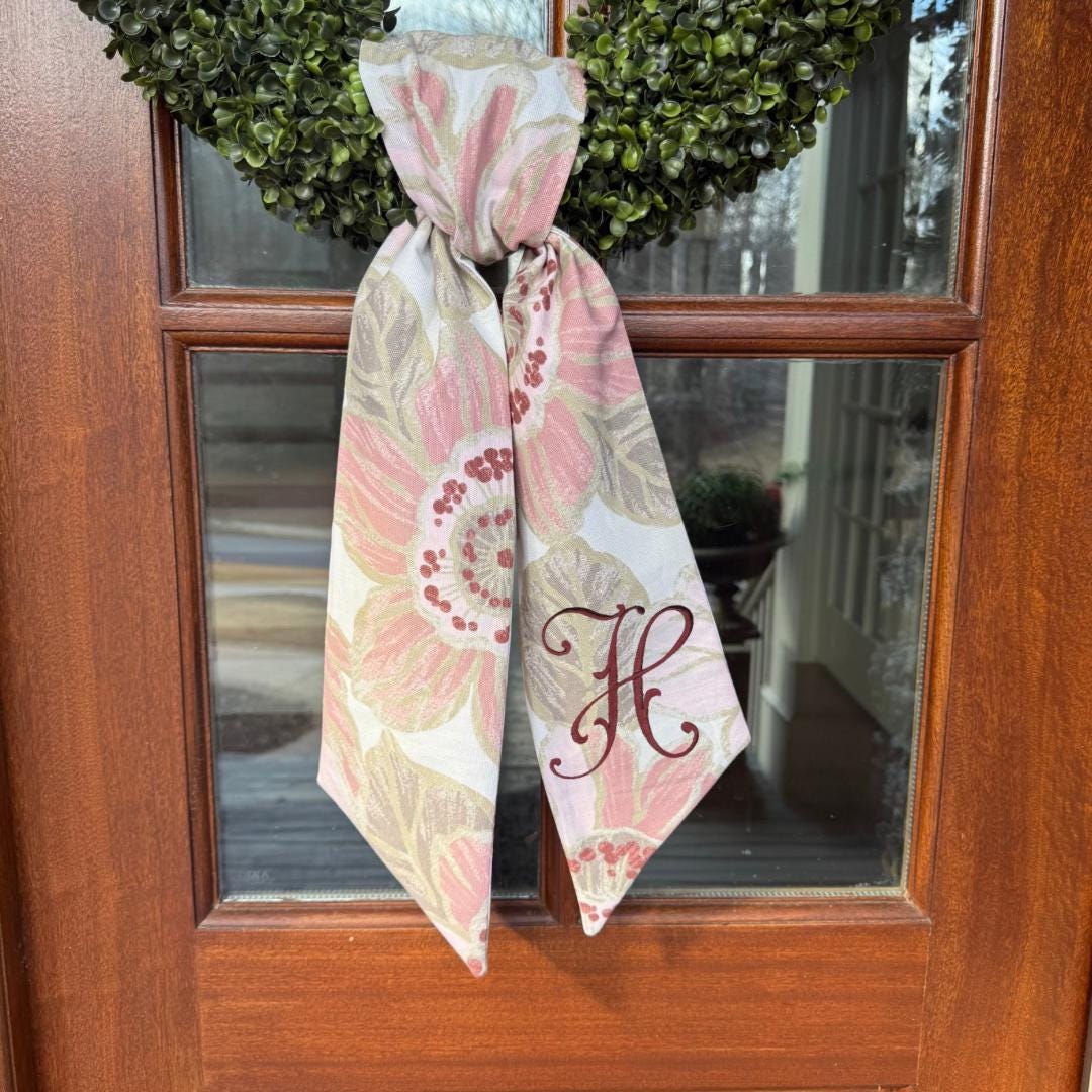 Pink Floral Sash