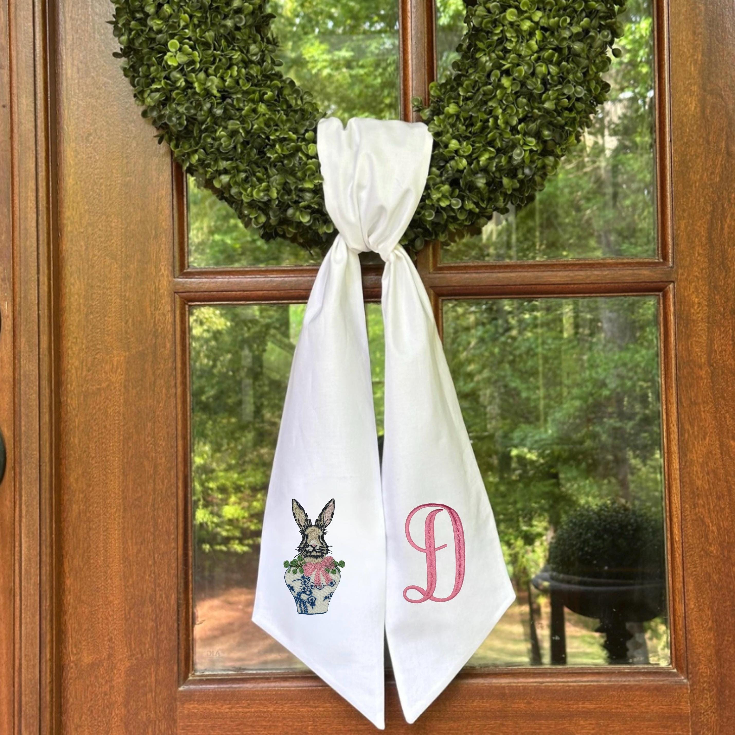 Bunny Ginger Jar Sash