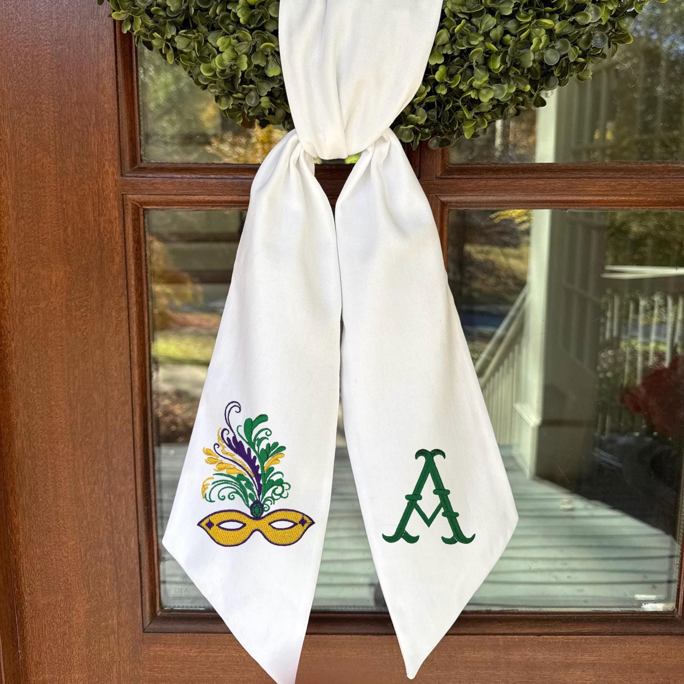 Mardi Gras Mask Sash