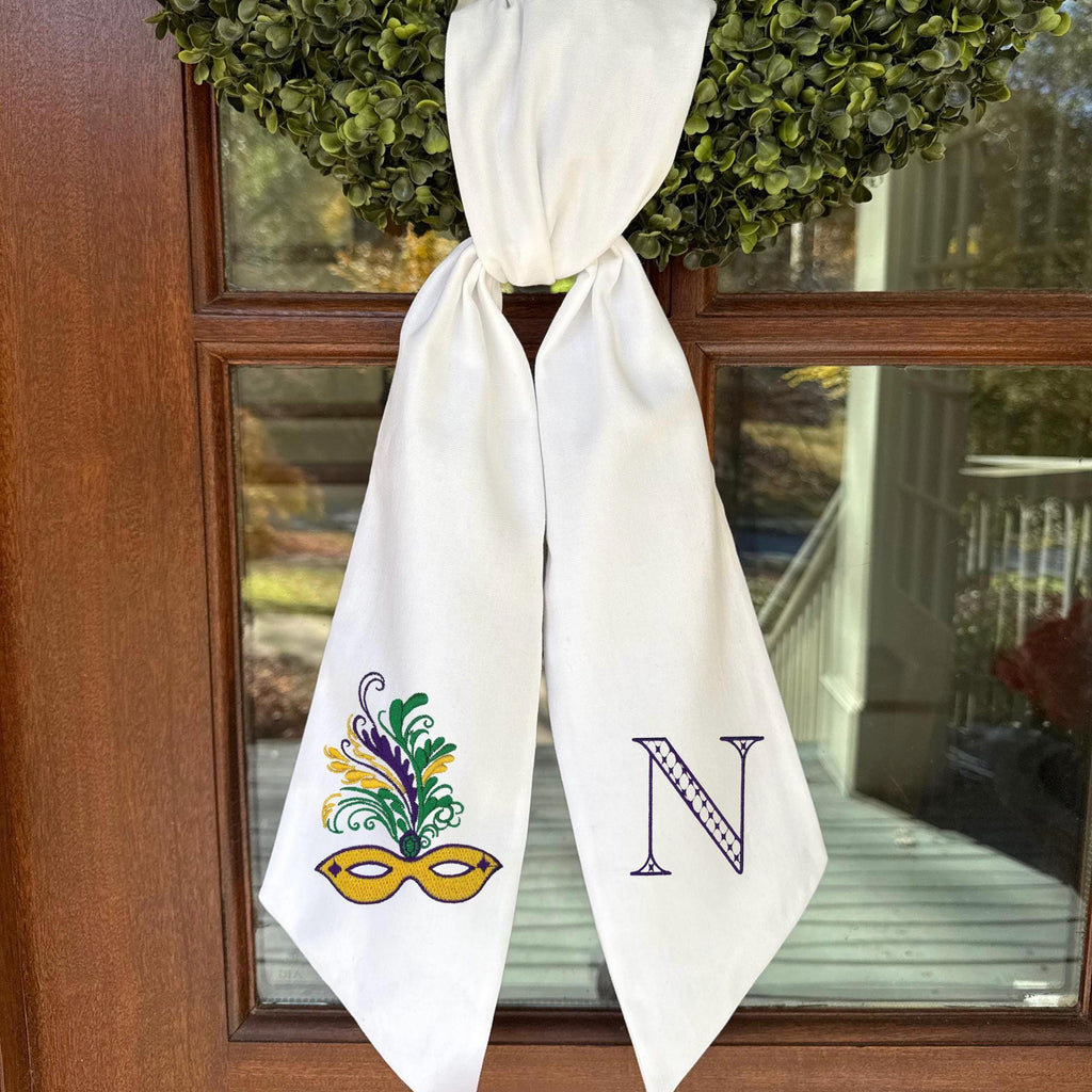 Mardi Gras Mask Sash